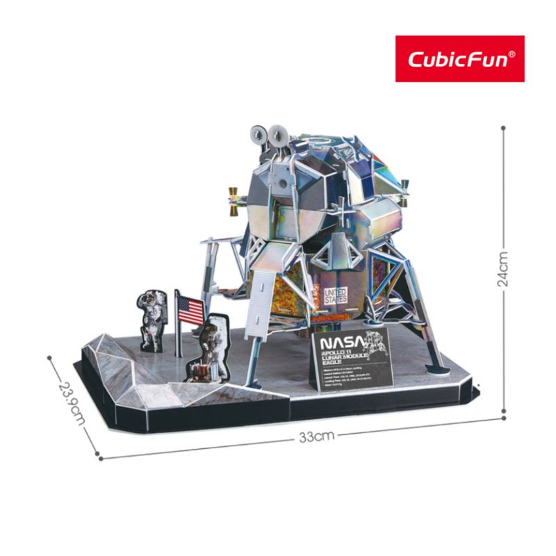 3D puzzle NASA: Exploring the moon - Apollo 11 PUZZLES DS1058H