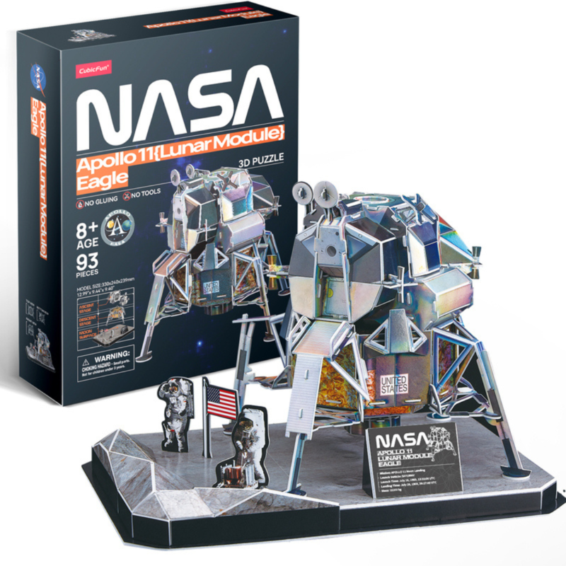 Xếp hình 3D NASA: Khám phá mặt trăng - Apollo 11 PUZZLES DS1058H