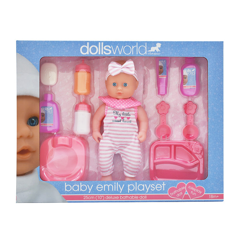 Bathing with baby Emily DOLLSWORLD DW60238