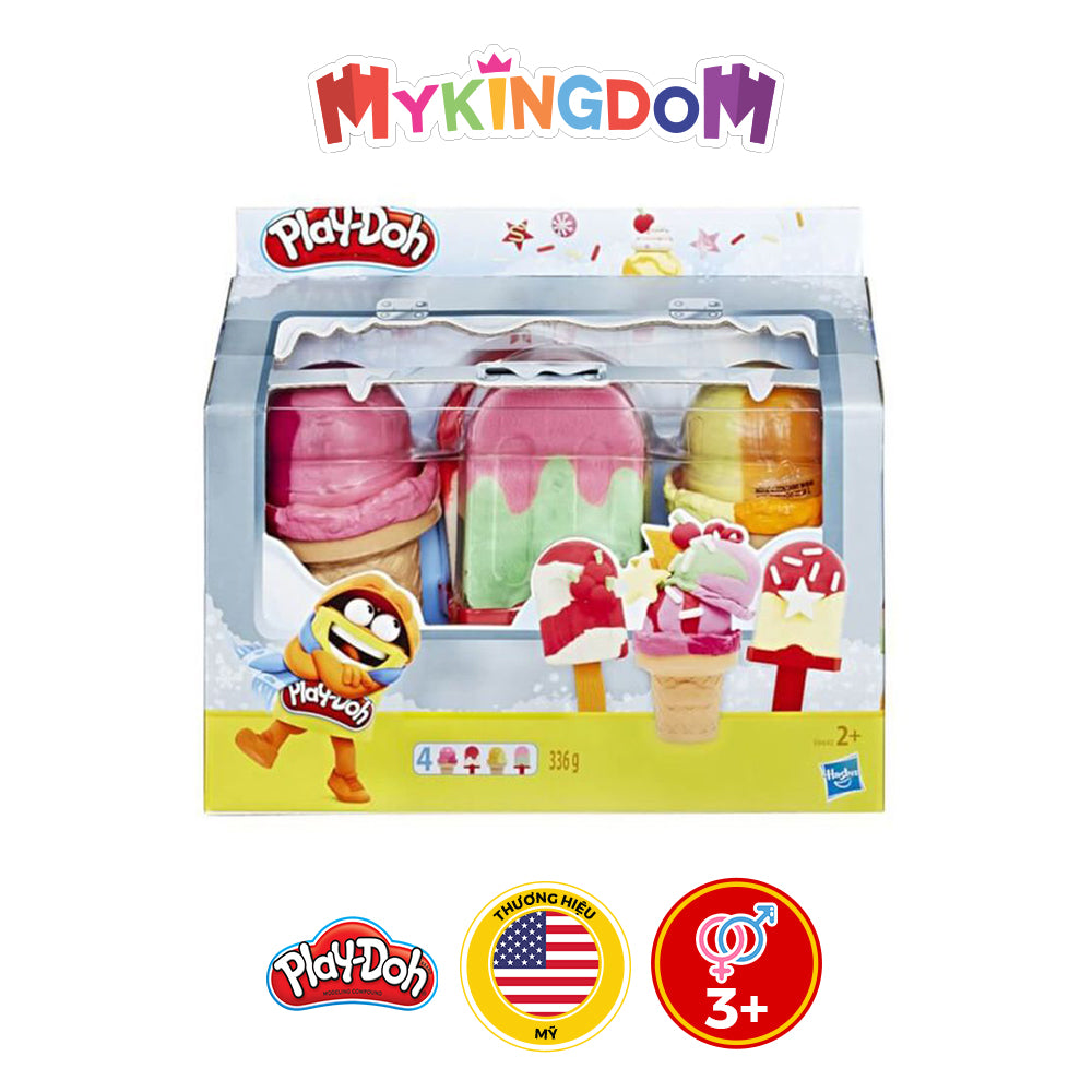 Playdough toy 7-color ice cream stick PLAYDOH E6642