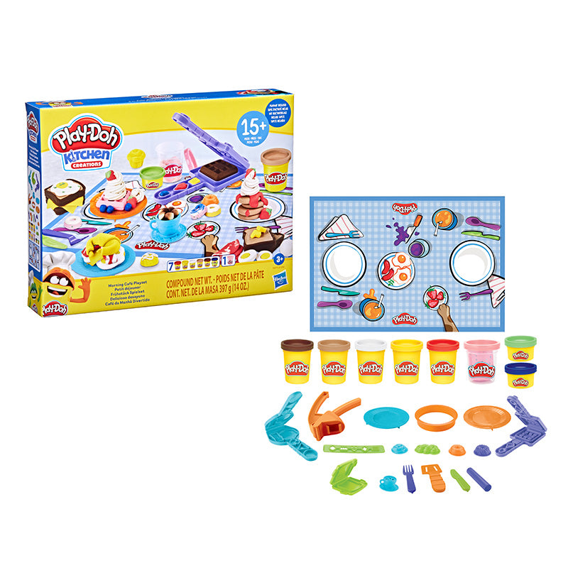 PLAYDOH F1791 breakfast coffee shop set