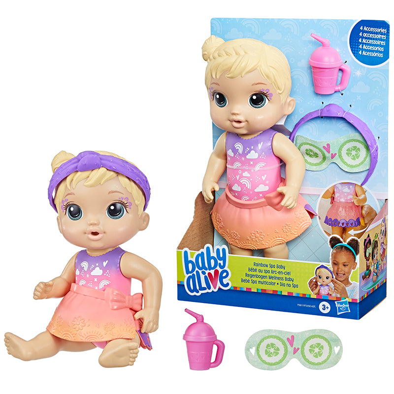 Relax at the spa with baby Raniee BABY ALIVE F5617