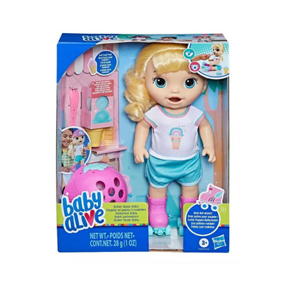 Baby Rosie and her BABY ALIVE F5649 roller skates