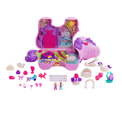 Polly Pocket and surprise party with Rainbow Unicorn POLLY POCKET GKL24