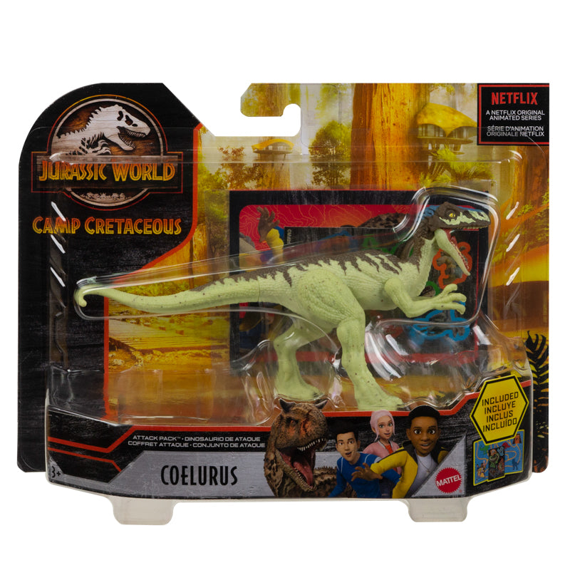 Mô Hình Khủng Long Ăn Thịt Đuôi Rỗng Coelurus Jurassic World Mattel Fpf11