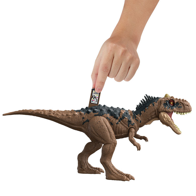 Mô Hình Khủng Long RAJASAURUS  có âm thanh JURASSIC WORLD MATTEL HDX17