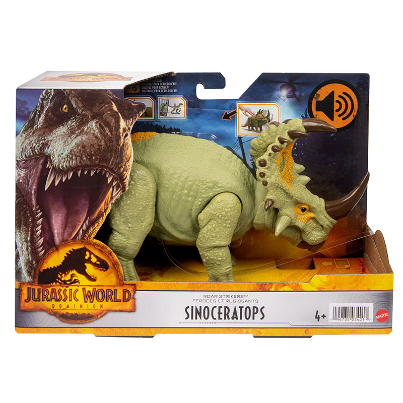 SINOCERATOPS Dinosaur Model with sound JURASSIC WORLD MATTEL HDX17