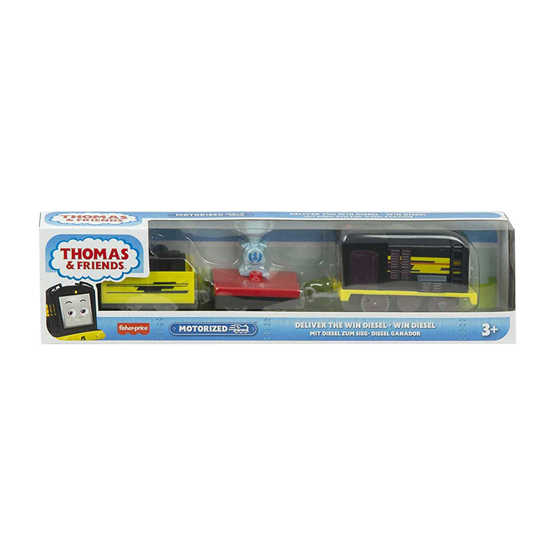 Model of tractor and 2 diesel train cars THOMAS FRIEND HFX97