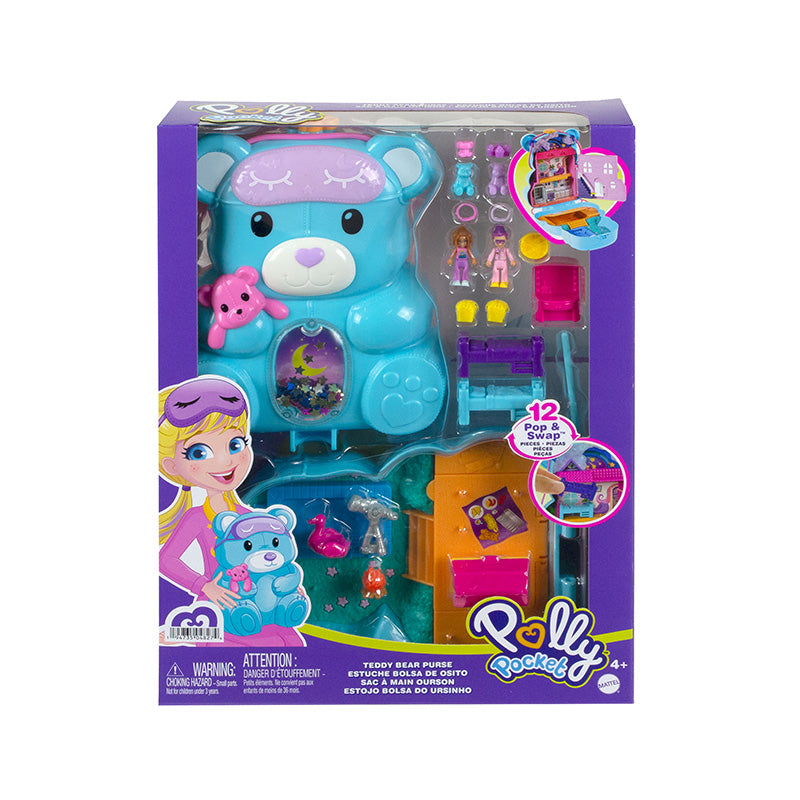 Polly Pocket Túi Gấu Teddy dễ thương POLLY POCKET GKJ63