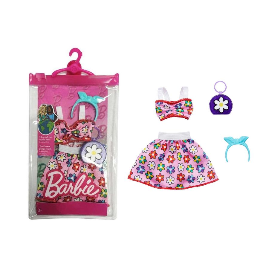 Phụ kiện búp bê thời trang của Barbie - Floral Dress BARBIE GWC27