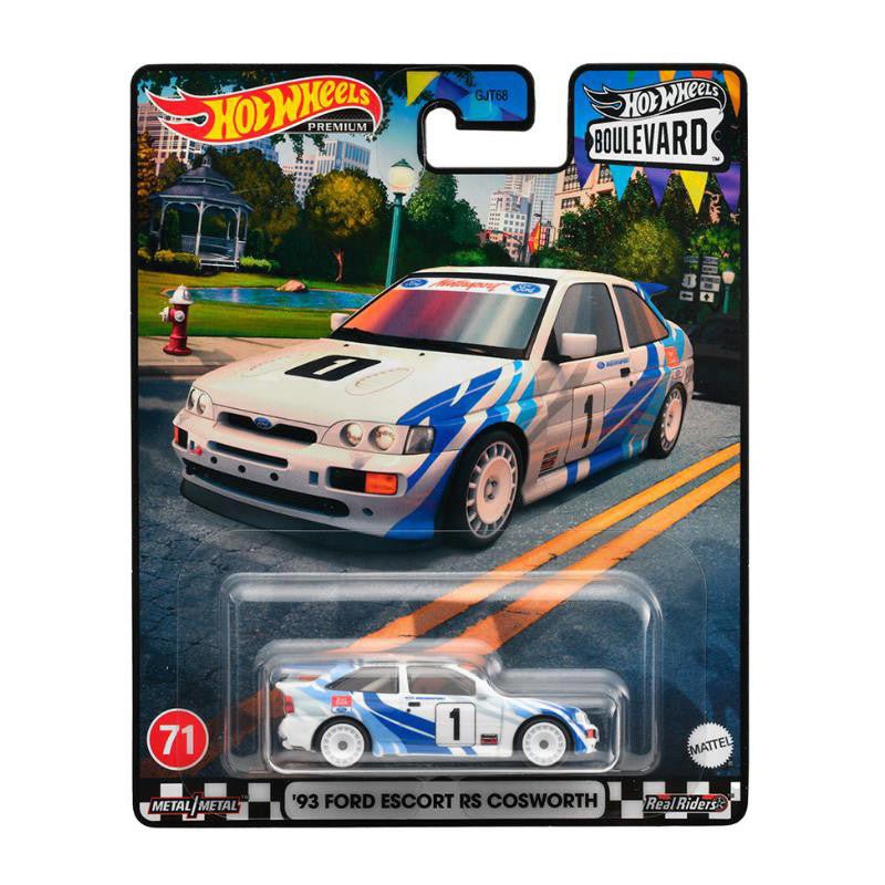 Siêu xe BOULEVARD 93 FORD ESCORT RS COSWORTH HOT WHEELS GJT68