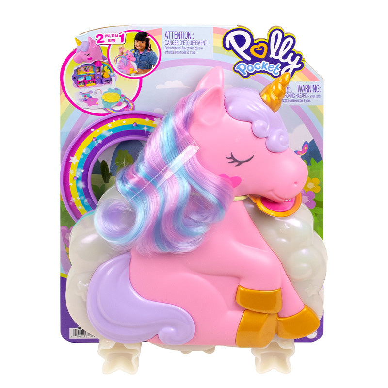 Polly Poket và Tiệm Làm Tóc Kỳ Lân Unicorn POLLY POCKET HKV51