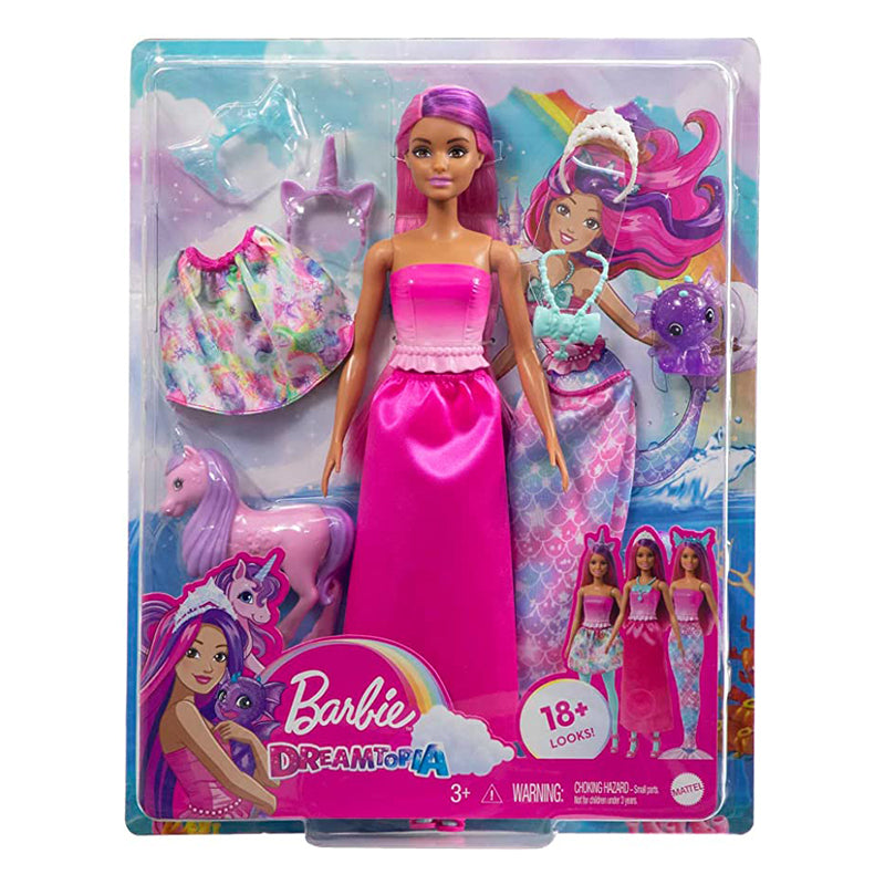 Barbie Mermaid Doll - Fantasy Dress-Up Set BARBIE HLC28