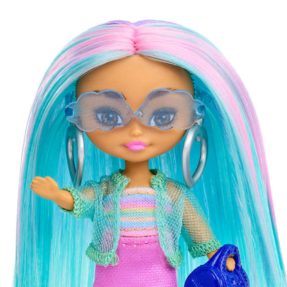 Búp bê Barbie Mini Mini Extra - BLUE/PINK HAIR BARBIE HLN44