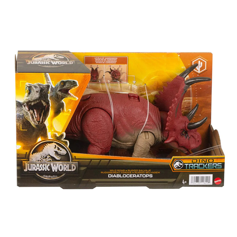 Mô Hình Khủng Long DIABLOCERATOPS có âm thanh JURASSIC WORLD MATTEL HLP14