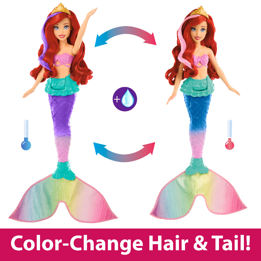 Disney Princess - Nàng Tiên Cá ARIEL Đổi Màu DISNEY PRINCESS MATTEL HPD43