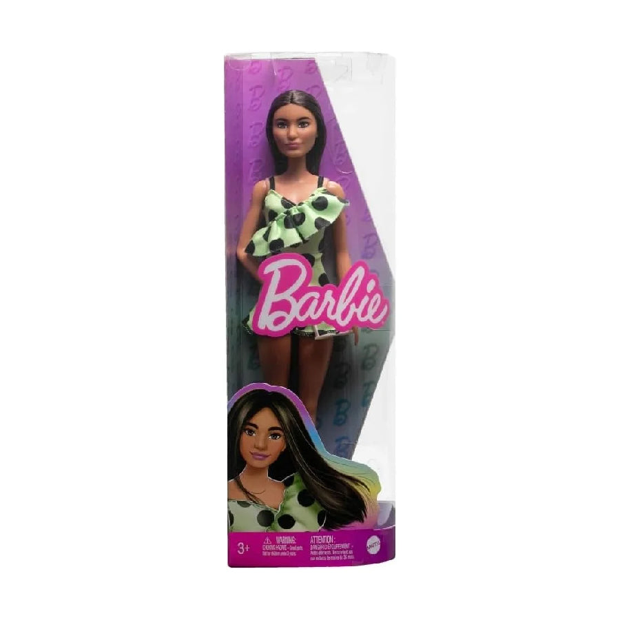 Fashion doll - Polka Dots, Lime Green BARBIE FBR37