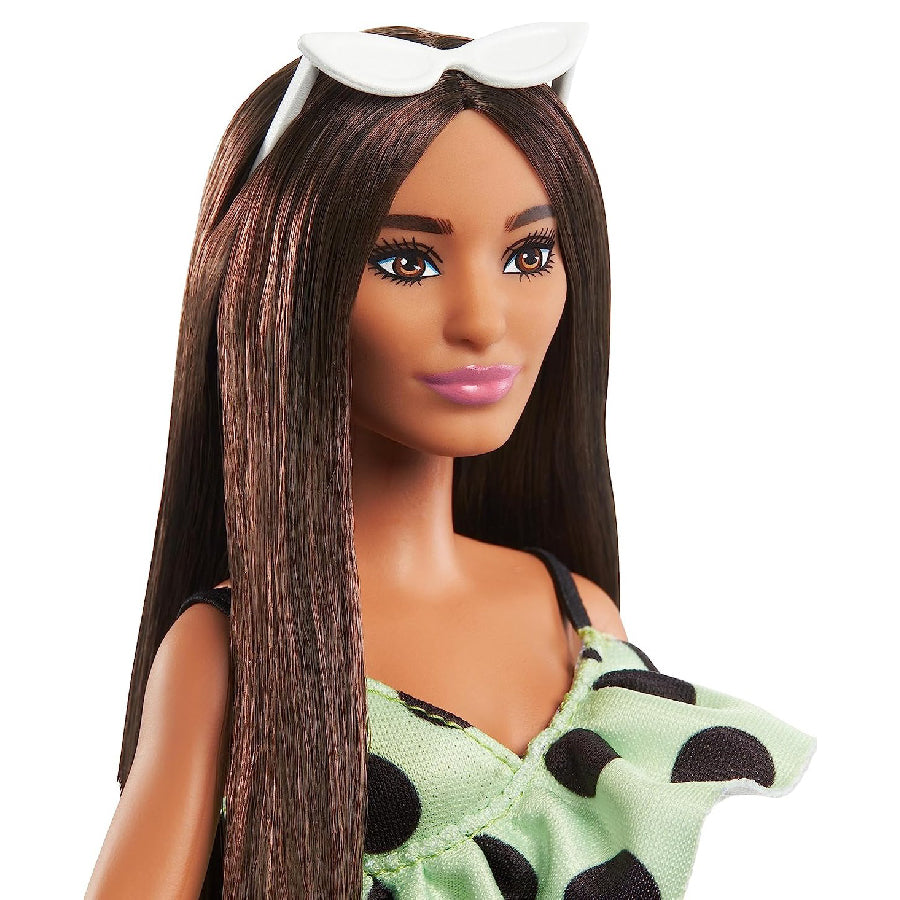 Fashion doll - Polka Dots, Lime Green BARBIE FBR37