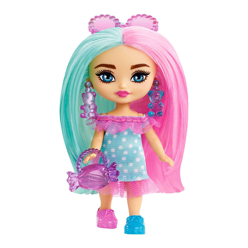 Búp bê Barbie Mini Mini Extra - TURQUOISE / PINK CANDY BARBIE HLN44