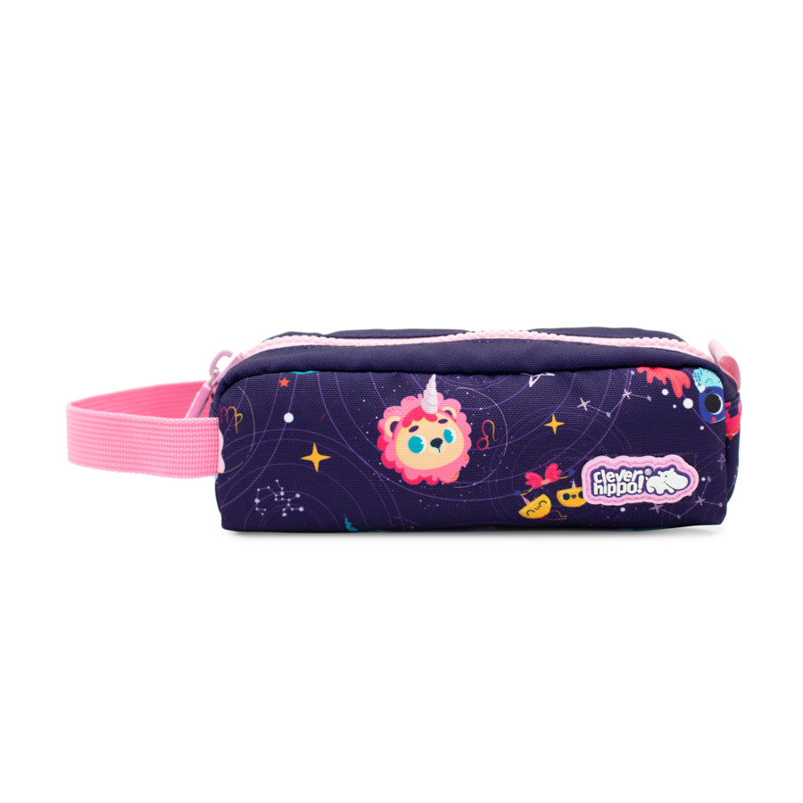 Classic Pencil Case - Purple Milky Way Unicorn CLEVERHIPPO HU0113