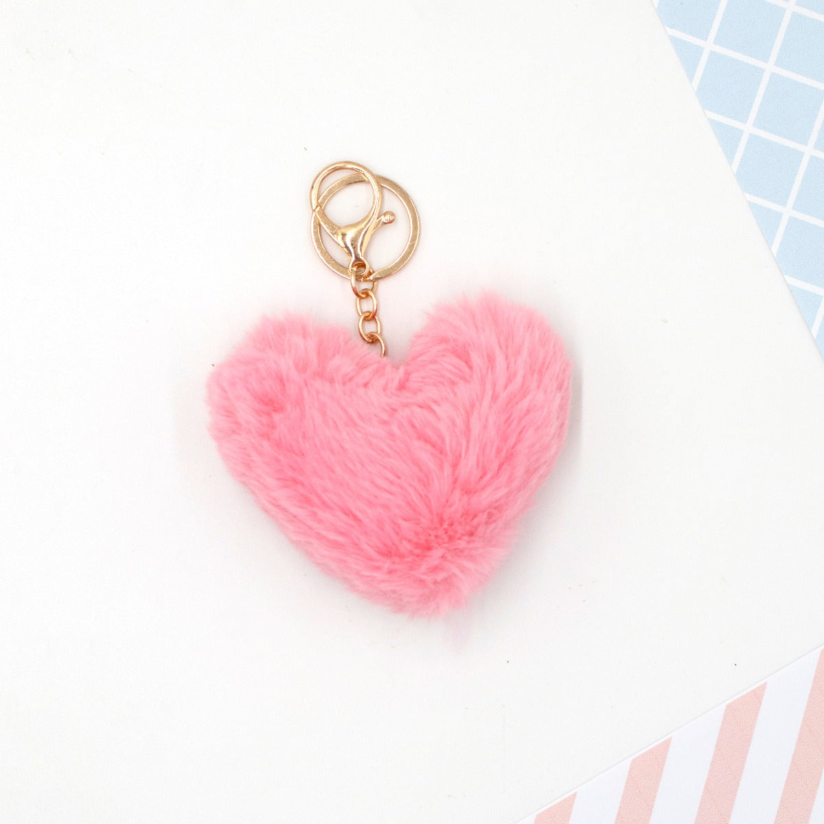 Pom Pom keychain - Sweet Hearts CLEVERHIPPO KCP2406