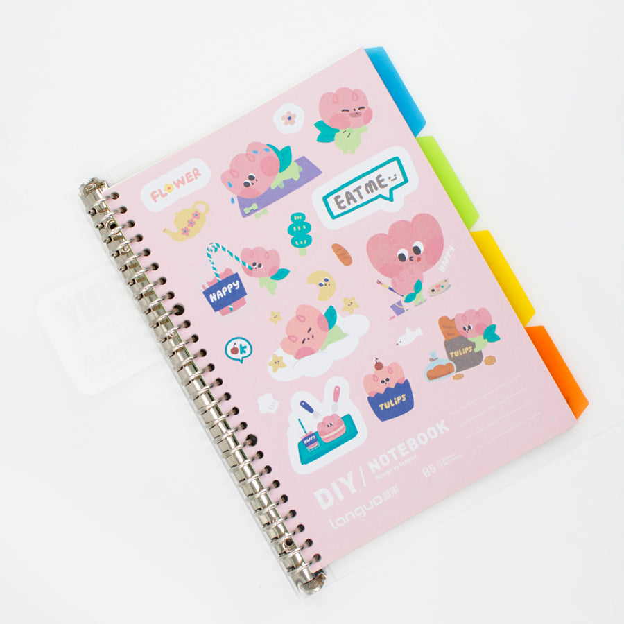 Languo- Heart LANGUO LG23831 PP plastic cover notebook