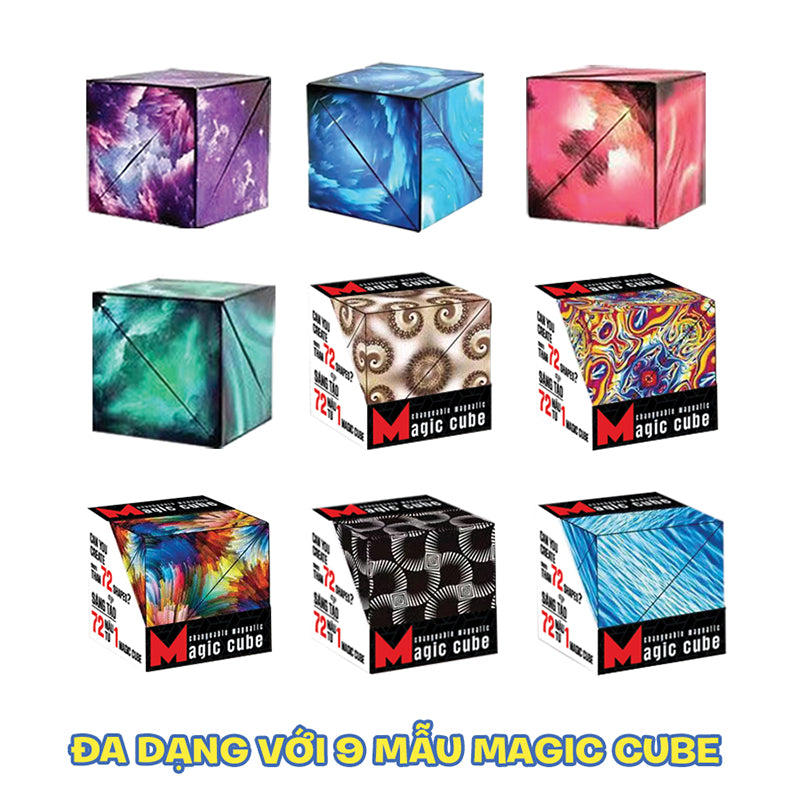 Khối lập phương ma thuật Magic Cube Màu Đỏ MAGIC CUBE MC01