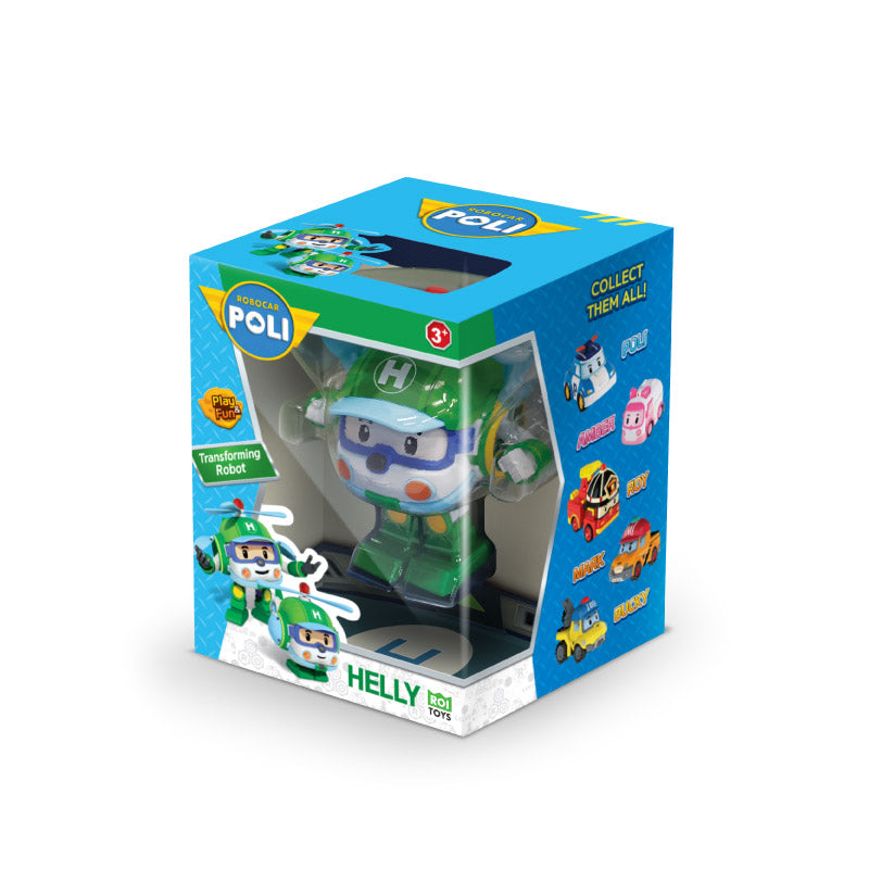 Helly ROBOCAR POLI rescue helicopter transforming robot MRT0653