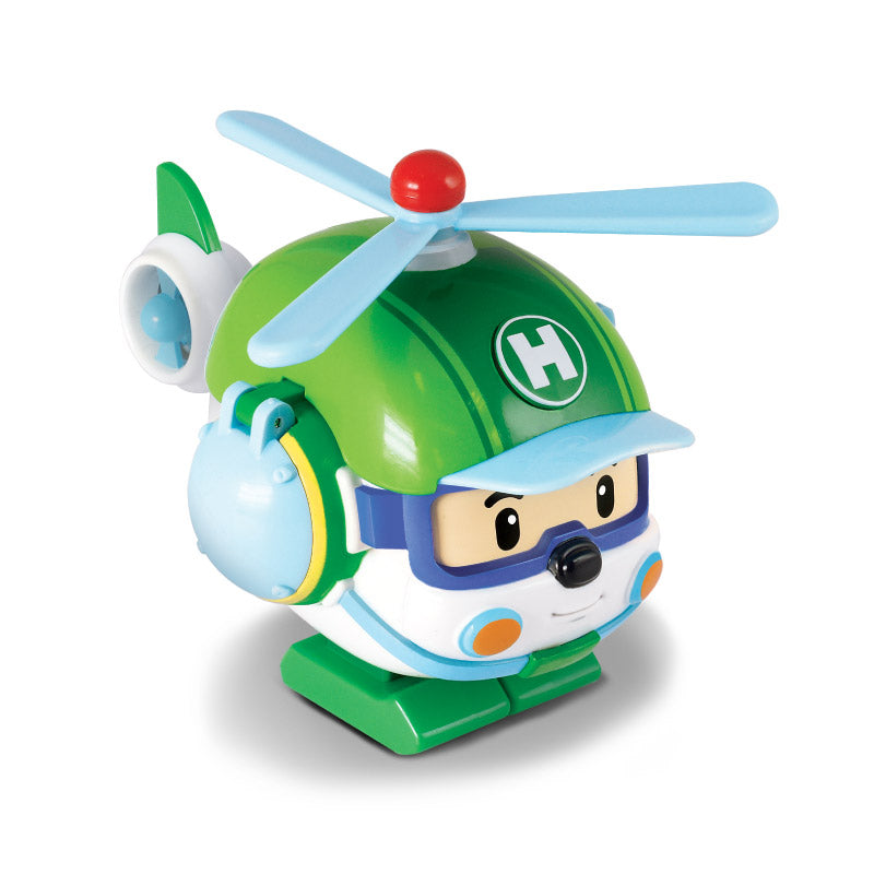 Helly ROBOCAR POLI rescue helicopter transforming robot MRT0653