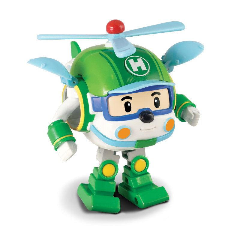 Helly ROBOCAR POLI rescue helicopter transforming robot MRT0653