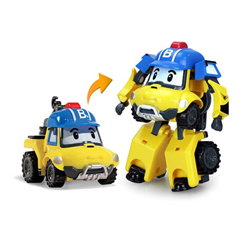 Bucky ROBOCAR POLI rescue vehicle transforming robot MRT0655