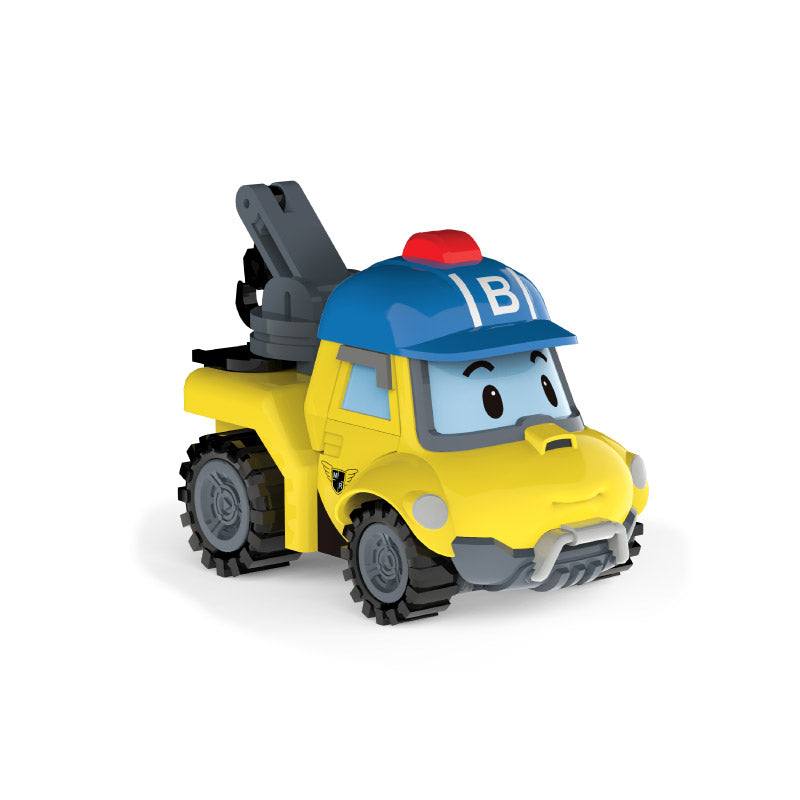 Bucky ROBOCAR POLI rescue vehicle transforming robot MRT0655