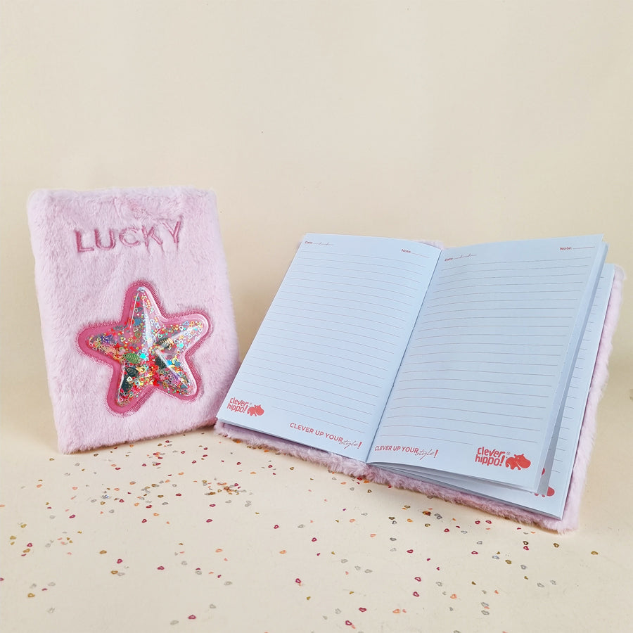 Stationery set - Sparkle Star Pink CLEVERHIPPO NB1101