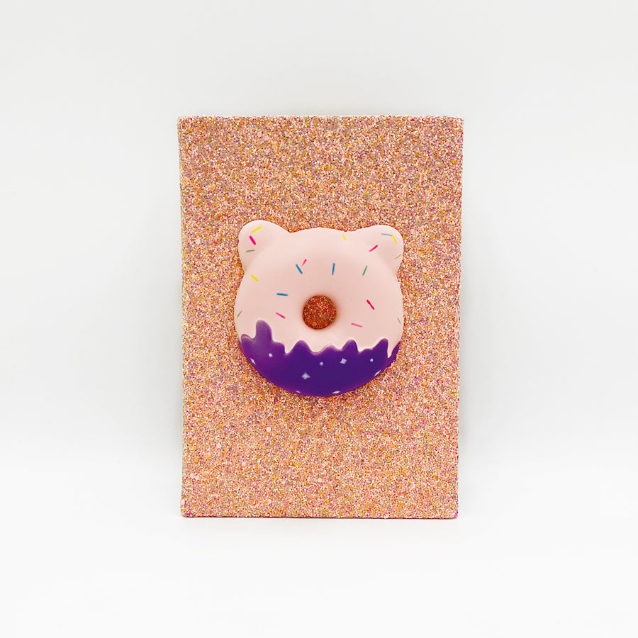 Stationery set - Glittery Donut Pink CLEVERHIPPO NB1202