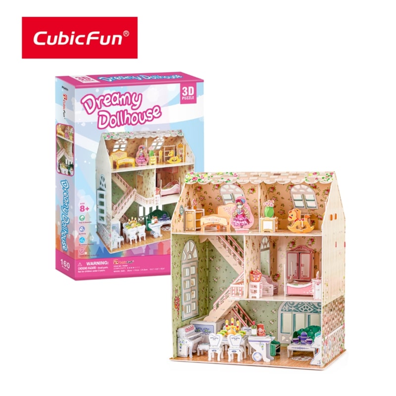 3D puzzle children's toy: Dreamy doll house PUZZLES P645H