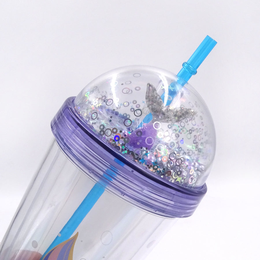 Clever Cup - Little Mermaid Purple plastic cup CLEVERHIPPO PCUP03