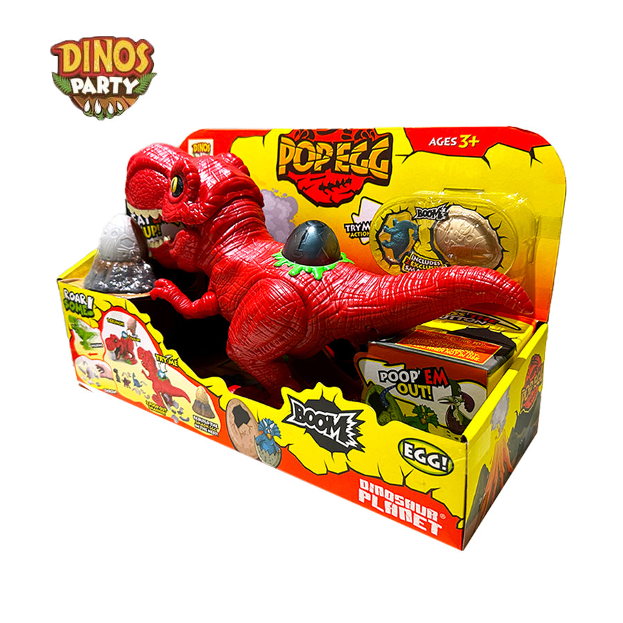 Dinosaur Eats Eggs Spawns Red Pop Egg Figure DINOS PARTY HG13230264