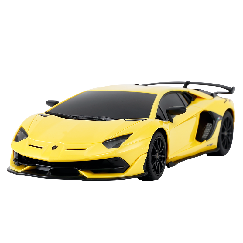 1:24 Lamborghini Aventador SVJ control car in Yellow RASTAR R96100