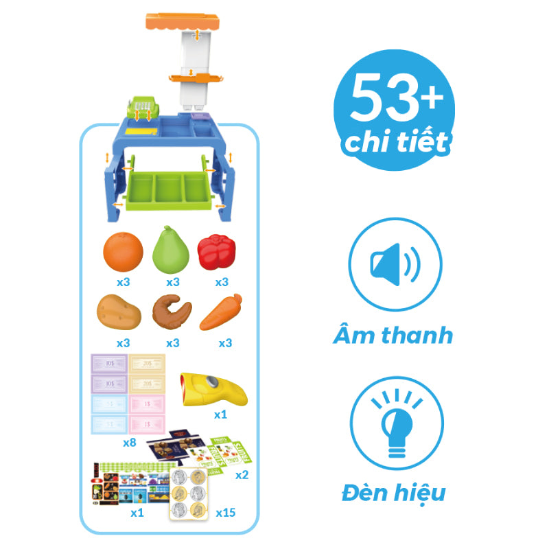 SWEET HEART SH0271 convenient multi-function supermarket toy set