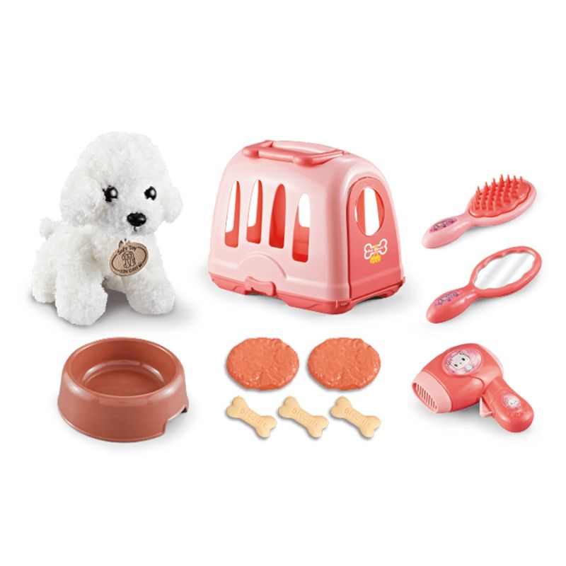 SWEET HEART pink puppy care set SH906-3