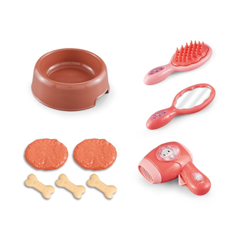 SWEET HEART pink puppy care set SH906-3