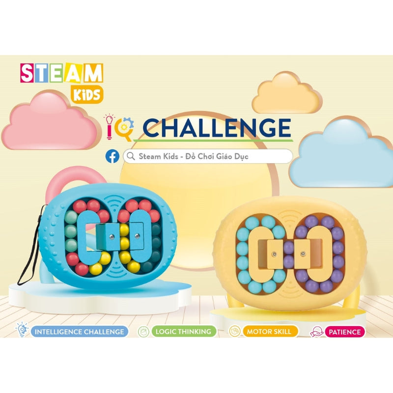 Green logic bean intellectual challenge game STEAM SK6655