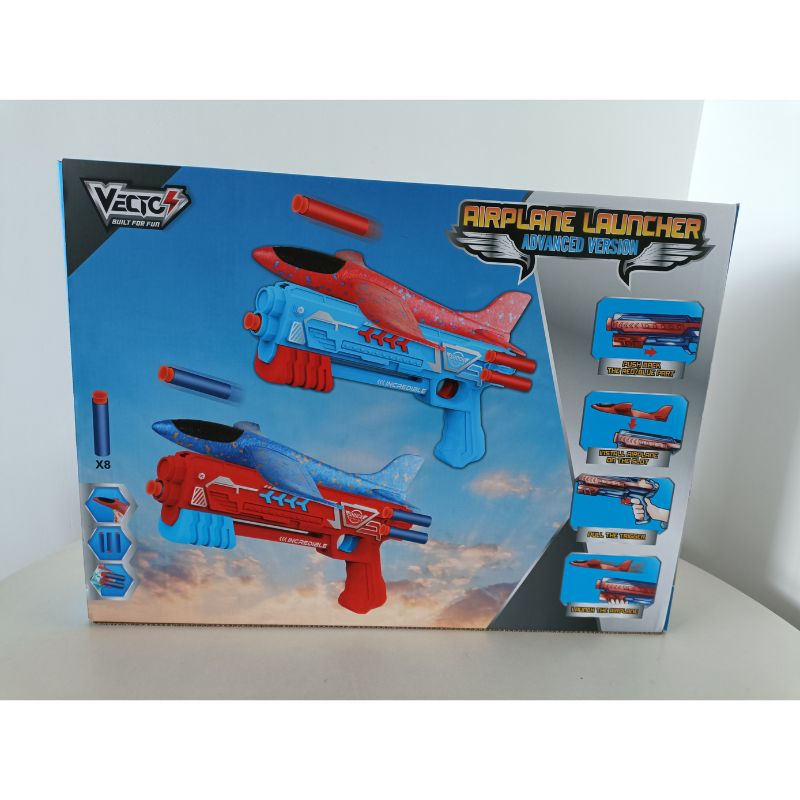 Airplane launcher toy large size version (green) VECTO VT005-2