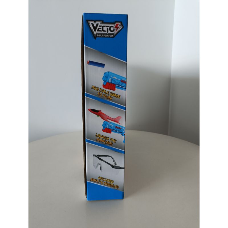 Airplane launcher toy large size version (red) VECTO VT005-1