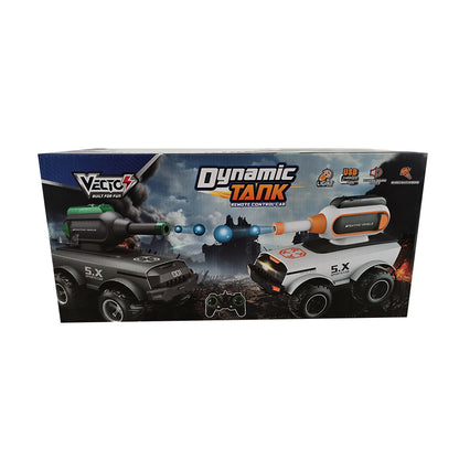 Remote control Dynamic tank toy launching water beads (Black) VECTO VT816A