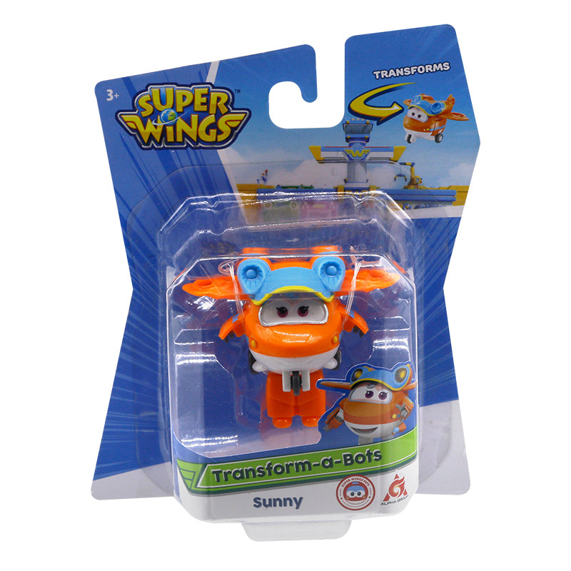 Đồ chơi Robot Biến Hình Cỡ Nhỏ Sunny vui vẻ SUPERWINGS YW750030