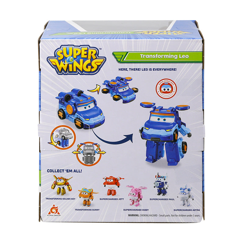 SUPERWINGS Powerful Climbing Large Transformation Robot Toy YW750232