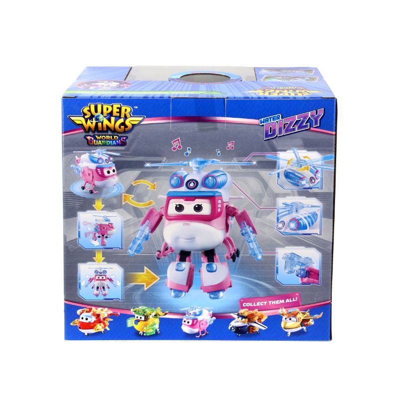 Robot Siêu Vệ Binh Dizzy Lốc Xoáy có đèn và âm thanh SUPERWINGS YW760924