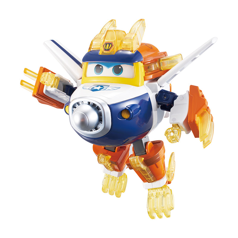 Robot Siêu Vệ Binh Cảnh Sát Paul có đèn và âm thanh SUPERWINGS YW760925