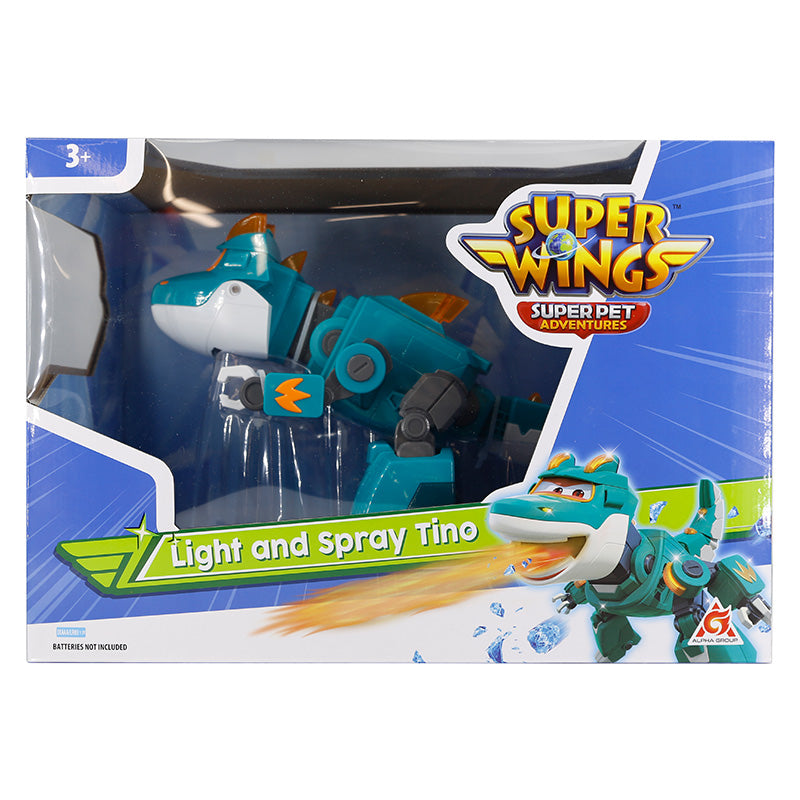 Legendary Tino Dinosaur with Sound &amp; Water Spray SUPERWINGS YW760437